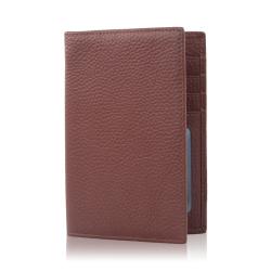 Factory direct leather passport holder slim passport wallet card holder leather passport cover