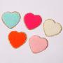 Keymay Bag Wholesale Mix Color Chenille Letter Love Heart Lightning Patch Decorative Repair Patches DIY Cosmetic Bag