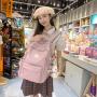 KBW488 wholesale Nylon Backpack New Fashion College Students Shoulder Bag Waterproof Travel Schoolbag