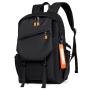 Men's Laptop Backpack Waterproof Oxford Student Bag Multi-Functional Casual Business Travel Backpack Polyester Lining