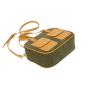 2024 Multicolor Canvas Leather Ladies Purses And Women Bags Handbags With Front Pockets
