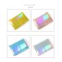 ZR798 Passport PU Bag Travel Laser Document Waterproof Passport Cover Card Wallet Holder Ticket Passport Clip Customized logo