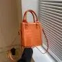Fashion simple solid color vertical square handbag spring/summer 2023 new trend