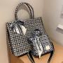 2023 New Plaid Canvas Bag Ladies Women Fashion Handbags Bag Wholesale Handbag Factory Designer Shoulder Bags