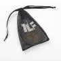 Custom Logo Printed Nylon Mesh Cosmetic Bag Black Golf Ball Mesh Bag Mesh Soap Packaging Pouch