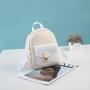 Mini backpack women 2024 leather backpacks for women female wholesale Korean style small schoolbag leisure fashion shoulder bag