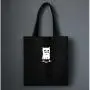 Custom Logo Thick Cotton Canvas Chic School Women Lady Handbag Eco Friendly Shopping Cotton Tote Bag Shopping Bags