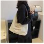 Fashion Canvas Tote Bag Plain Letter Handbag Manufacturer Customize Magnetic Button Para Mujeres Bolso Bolsas CY123
