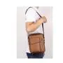 ZR765 Men Bag New Leather Briefcase Handbag backpack Single Shoulder Crossbody Bag PU Business Youth Vertical Boy Shoulder Bag