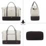 LOVEVOOK Waterproof 2pcs/set Travel Duffel Bag for Women High quality Large capacity weekender duffle Bag with shoes compartment