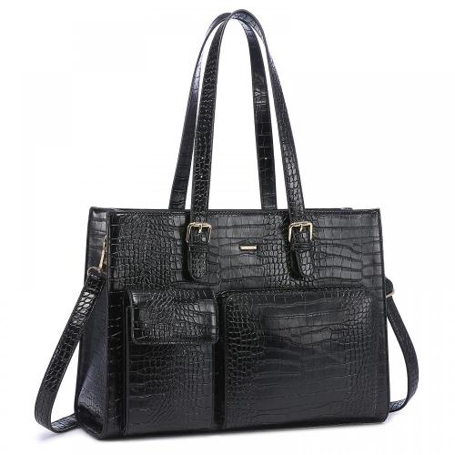 2022 LOVEVOOK Women 15.6in Waterproof Leather Computer Bag Work Tote Bags Large ladies Handbags Briefcase Laptop Bags