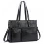 2022 LOVEVOOK Women 15.6in Waterproof Leather Computer Bag Work Tote Bags Large ladies Handbags Briefcase Laptop Bags