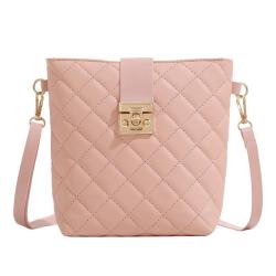 2024 Women's Leisure Small Bag Simplified Bucket Style Fashionable Single Strap Shoulder Bag Chain Decoration Portable Wholesale