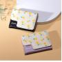 ZR610 Women's Short Wallet Fashion Girl Lovely Buckle Wallet Horizontal Square Card Holder Handbag Coin Purse Zero Wallet