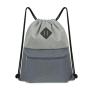 Gelory Factory Supply Polyester Fitness Gym Storage String Bag Sports Drawstring Backpack  With Wet Compartment
