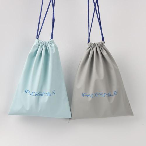 Custom Logo Printed Waterproof Cosmetic Bag Logo Printed Luxury Leather Shoe Clothing Dtawstring Dust Packaging Pouch Bag