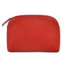 2024 New makeup bag high-end texture leather shell clutch bag travel portable finishing and storage makeup bag