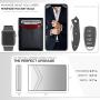PU leather money clips wallet for men custom RFID blocking Bifold wallet with clip