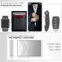 PU leather money clips wallet for men custom RFID blocking Bifold wallet with clip
