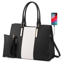 LOVEVOOK Factory Outlet Laptop Bag for Women Ladies 15.6 inch Laptop Tote Bag Waterproof leather Handbag Large Capacity