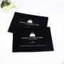 Custom White Logo Large Velvet Envelope Gift Packaging Dust Bag For Hand Bag Envelope Velvet Jewelry Pouch