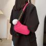 Minimalist chain underarm bag woman 2024 summer product new single shoulder bag small square bag