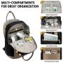 LOVEVOOK 2023 New Designer Girls Boys School Bag Business Outdoor Travel Fashion 15.6 in women's Laptop Backpack  with USB Port
