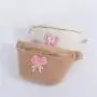 Keymay Winter Hot Sale Multicolor 2 Sizes Gold Zipper Cozy Plush Teddy Waist Pack Hiking Sherpa Fanny Pack Waist Pouch Bag
