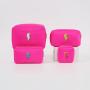 Stock Hot Pink S M L XL 4 PCS No MOQ Nylon Large Makeup Organizer Bag Travel Train Case DIY Patches Gift Makeup Storage Case