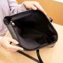 Hot Sale Embroidered Tote Bag Large Capacity Women's Shoulder Bag PU Leather Mommy Handbag