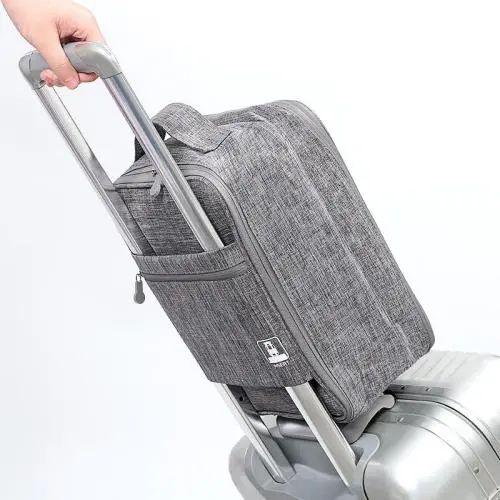 SN042 Multifunctional Travel Shoe Bag Transparent Shoe Box Oxford Waterproof Household Portable Storage Shoe Bag for Travel