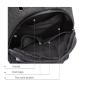 HR408 New Shoulder Waterproof Casual Men's Bag Crossbody Outdoor Cycling Chest Bag Durable Daily Chest Earphone Hole Bag