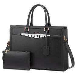 LOVEVOOK LOGO custom laptop handbags for women ladies fashion officework bag leather women's tote bags with laptop compartment