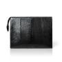 bolsas de mano Large Capacity Classic Clutch purse pouch Real Snake Skin Business Envelope package Bag with Wrist Strap For Men