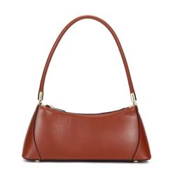 Hot Sales Genuine Leather Elegant Women Underarm Shoulder Bags Luxury Trendy Lady Purses And Handbags