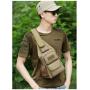 ZR744 Hot Selling Chest Bag Men New Shoulder Bag Sports Travel Crossbody Bag Leisure Solid Color Oxford Cloth Satchel Outdoor