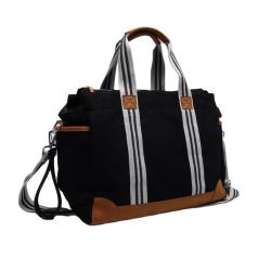 Wholesale Large Portable Custom Canvas Mommy Changing  Organizer Nappy Tote Bag Diaper Bag Luxury Baby Bag