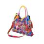 2024 Custom Genuine Leather Luxury Tote Bag For Women Handbag With Leopard Flower