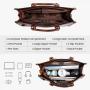LOVEVOOK 2024 Hot Sale Vintage Leather Computer Bag Business Handbag Large Capacity Laptop Tote Work Bags Laptop Bag for Women