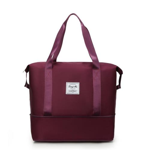 LX021 Sports Fitness Wet and Dry Nylon Pink Duffel Bag New Designer Large Capacity Waterproof Sports Travel Duffle Bag
