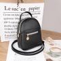 Korean style ladies small schoolbag 2024 mini backpacks for women manufacturers wholesale shoulder bag