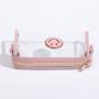 Wholesale Custom Logo Women's Makeup Travel Toiletry Clear Cosmetic Zipper Bag  Waterproof Transparent PVC Cosmetic Bag