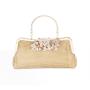 Wholesale banquet bag manufacturers handbags single shoulder women's crossbody bags rhinestone evening bags gold party handbag