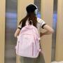 KBW507 Girls Waterproof New Fashion Backpack Nylon Custom Logo SchoolbagTravel Student Zipper Minimalist Schoolbag Laptop Bag