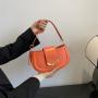 2023 New Shoulder Saddle Bags Women Handbags Ladies Candy Color Bolsas Para Mujer Fashion Hasp Leather Crossbody Bags For Women
