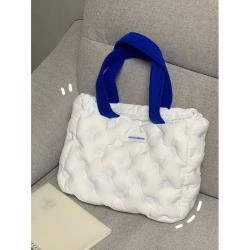 2024 New Soft Cotton Tote Bag Shock Absorbing Computer Large Capacity Casual One Shoulder Fitness Brand Designer Women Handbag