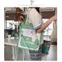 Gelory Front Zipper Pocket Ladies School Daily Life Messenger Crossbody Tote Sling Reusable Canvas Cotton Shoulder Shopping Bag