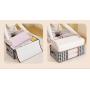ZF332 50L Foldable Clothes Organizer Storage Containers for Organizing Bedroom Closet Clothing Comforter Organization