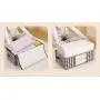 ZF332 50L Foldable Clothes Organizer Storage Containers for Organizing Bedroom Closet Clothing Comforter Organization