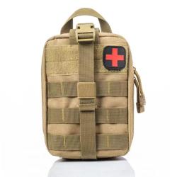 outdoor multi-function Camping Tactical Waist Bag Emergency Survival Medical Bag First Aid Kit Molle Pouch